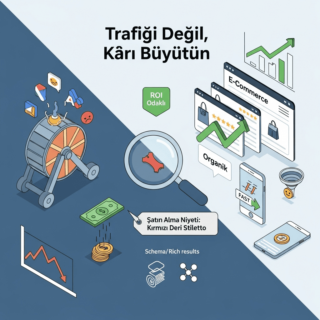 Trafiği Değil, Kârı Büyüten Yeni Nesil E-Ticaret SEO Danışmanlığı.