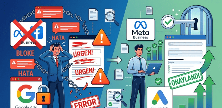 Facebook ve Google Reklam Hesabı Neden Kapatılır