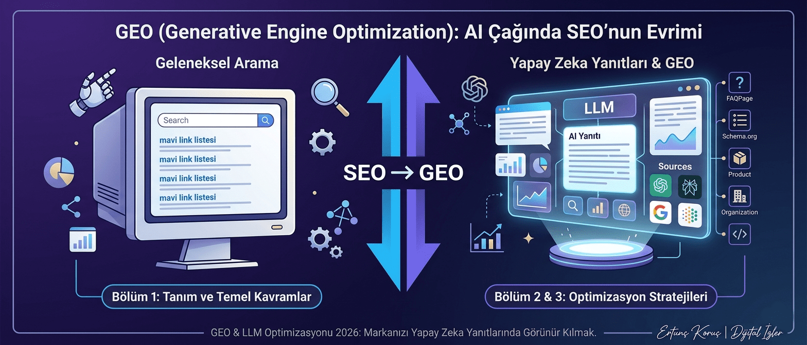GEO (Generative Engine Optimization) AI Çağında SEO'nun Evrimi