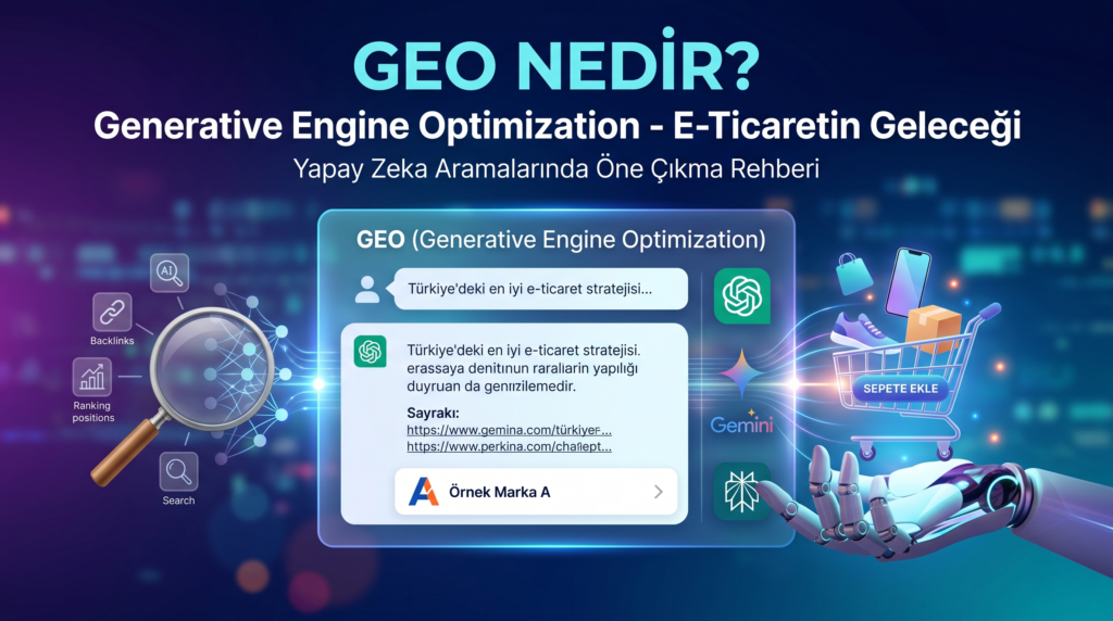 GEO Nedir E Ticarette Yapay Zeka Arama Motorları Icin SEO Rehberi