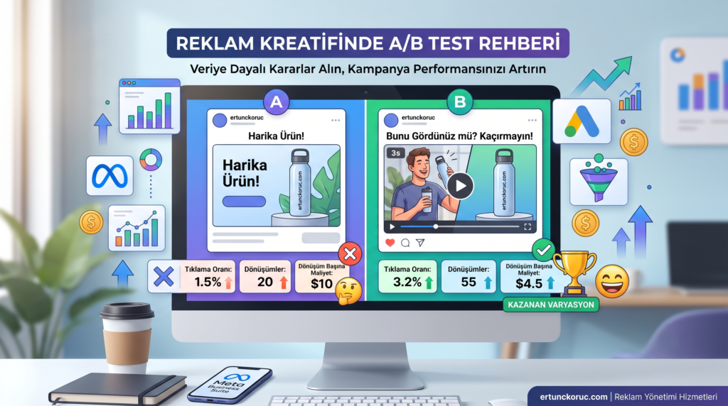 Reklam Kreatifinde AB Test Nasıl Kurulur